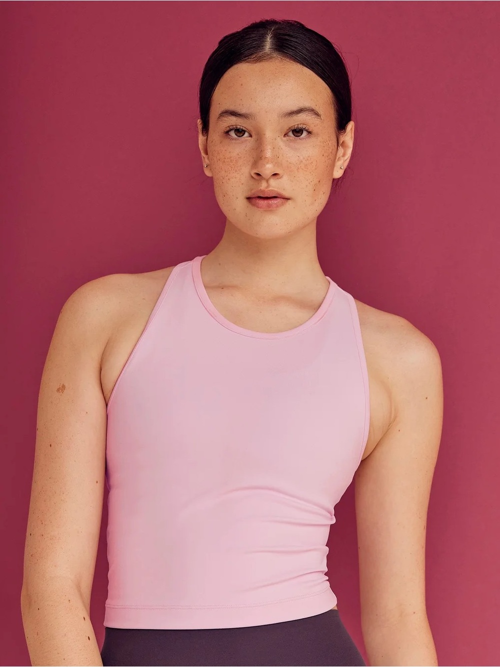 LSKD Flow Performance Tank 2.0 Marshmallow Pink L